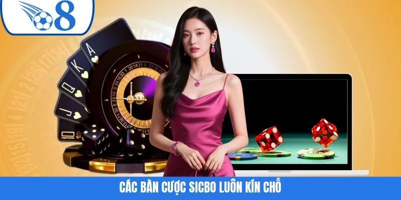 Các bàn cược Sicbo luôn kín chỗ